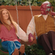 Elizabeth Olsen and Paul Bettany in WandaVision bliss.